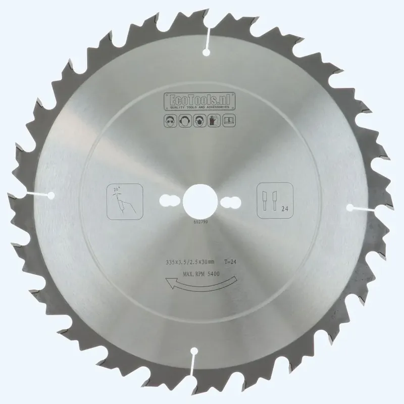 Gecertificeerd HM-zaagblad PROF 335 x 30 mm T=24 kopen
