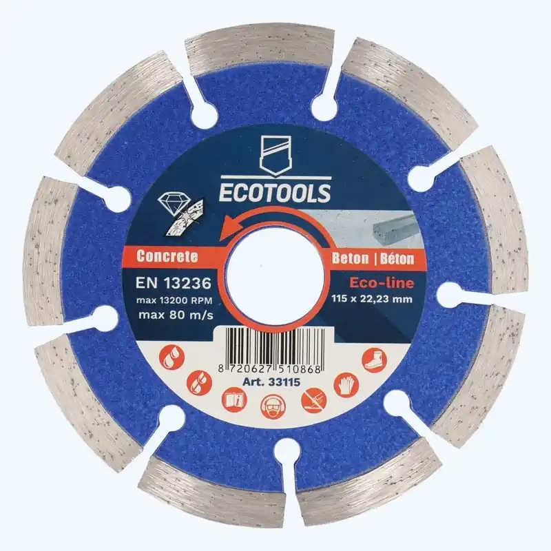 Gratis Retour Diamantschijf beton 115 mm Eco-line bestellen