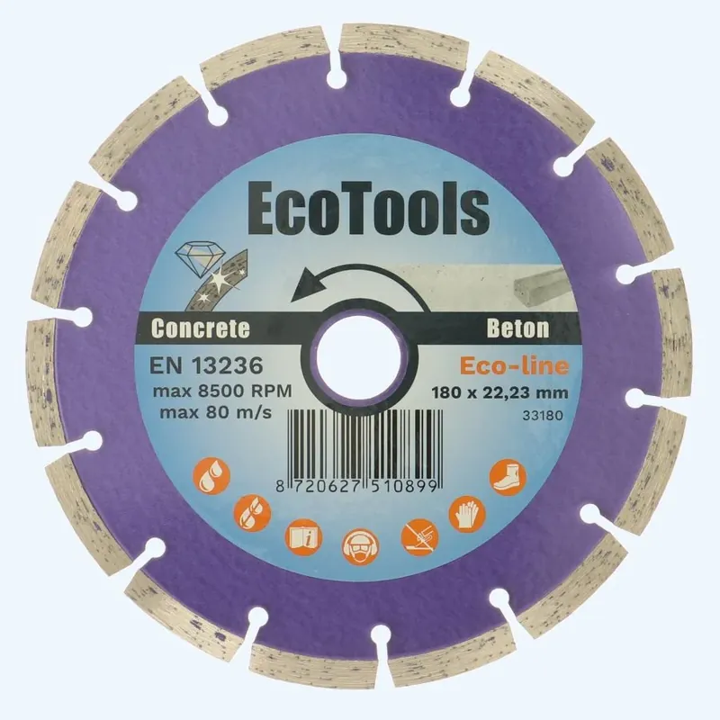 Laatste Versie Diamantschijf beton 180 mm (Eco-line) kopen