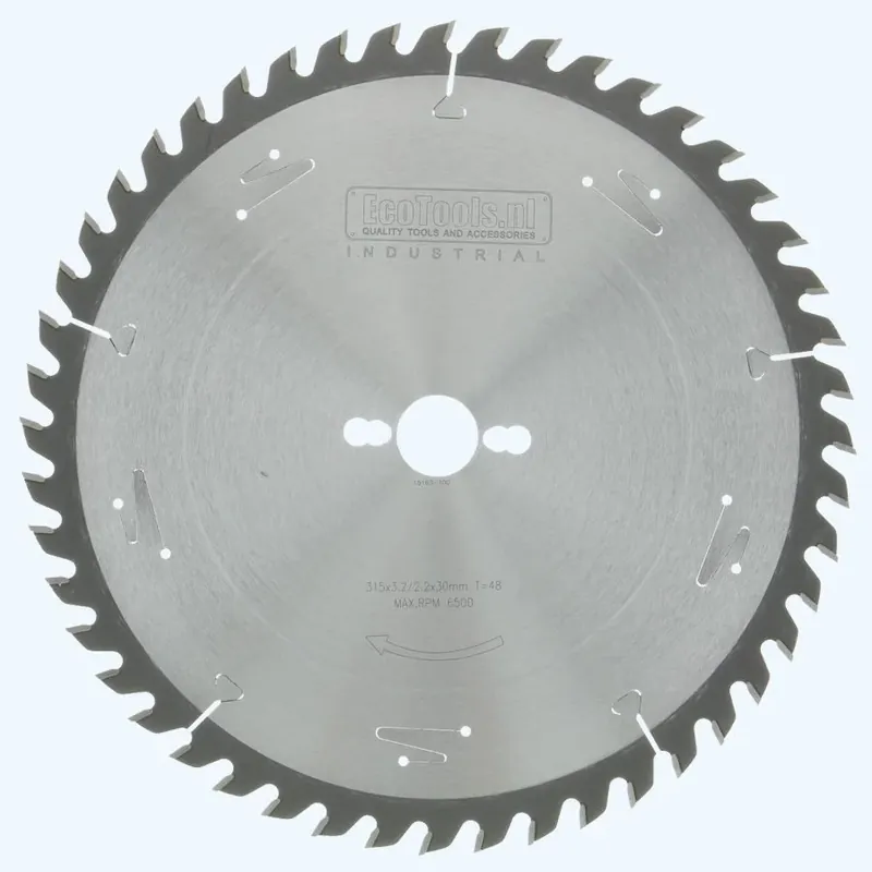 Beperkte Voorraad HM-zaagblad Industrial 315 x 30 mm T=48 | EcoTools.nl