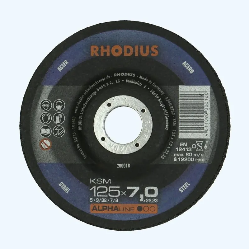 Afbraamschijf voor metaal 125 x 7 x 22,23 mm Uitverkoop