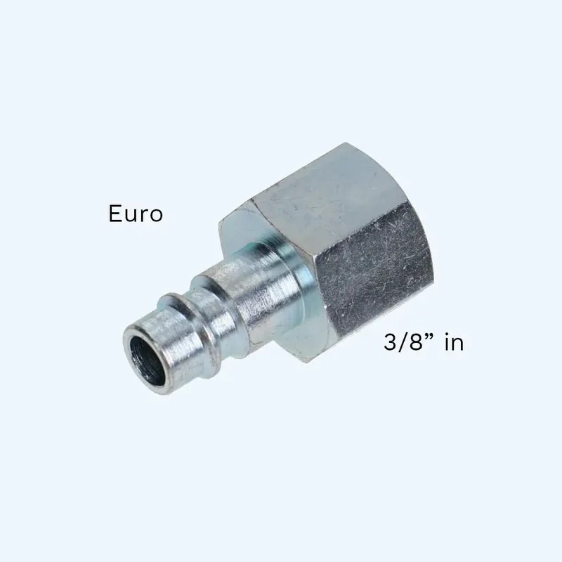 Actieprijs Euro insteeknippel met 3/8" inwendig draad