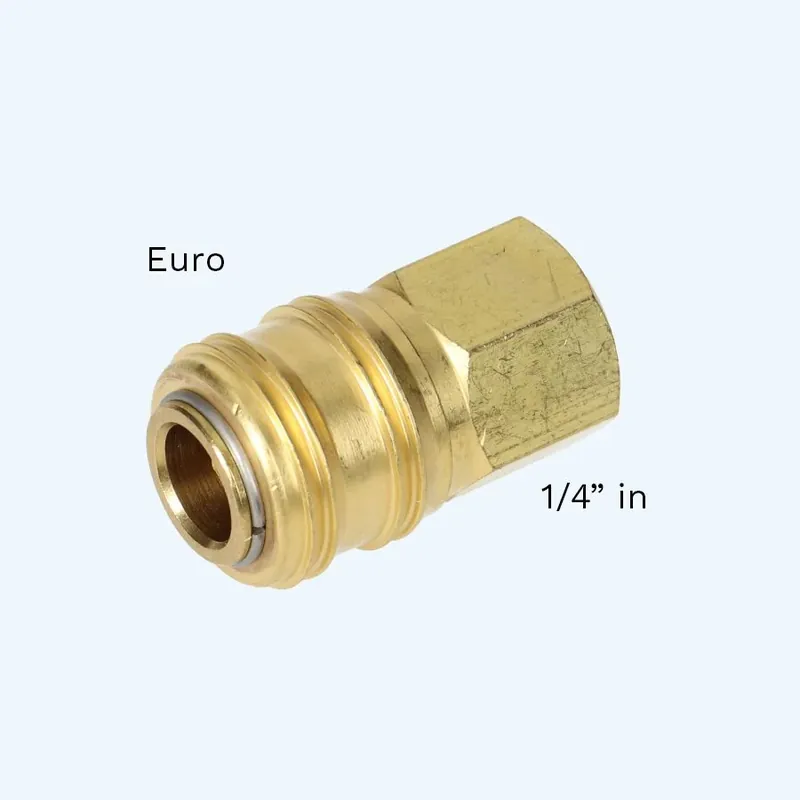 Euro snelkoppeling voor compressor 1/4" Alleen Vandaag