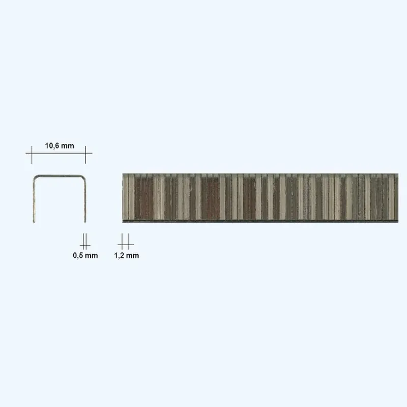 Handtacker vlakdraadnieten type J / 10 mm Koopje