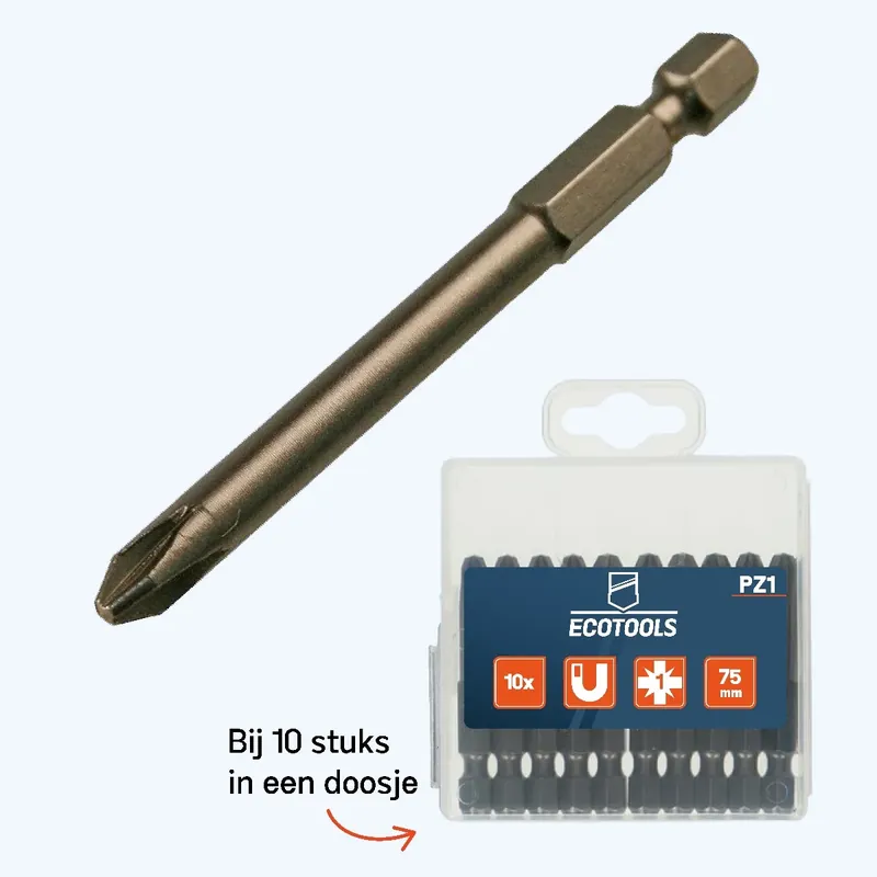 Alleen Vandaag Verlengde PZ1 schroefbit 75 mm bestellen
