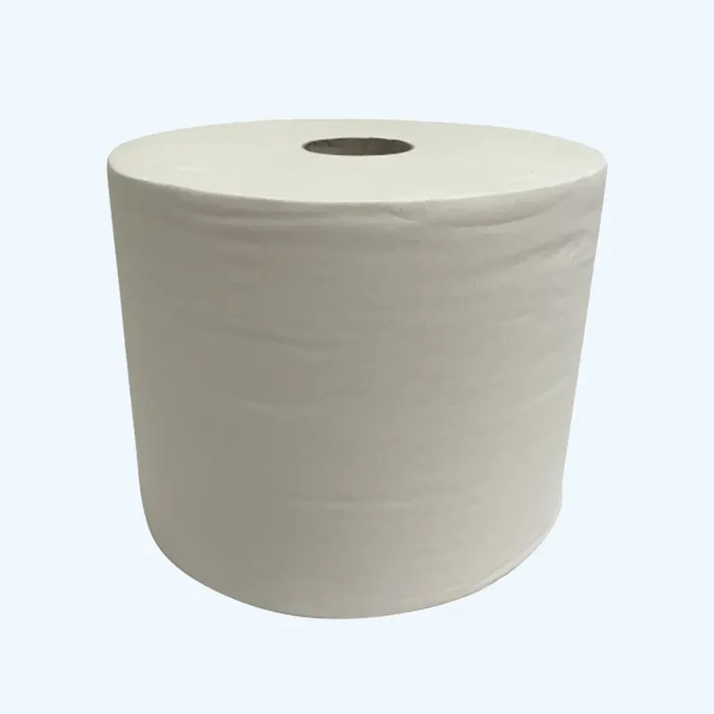 Voordeelprijs Poetsrol 1-laags wit 24 cm x 1000 meter