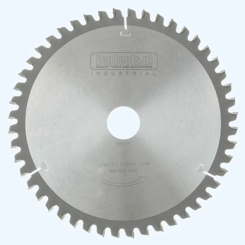 Premium HM-afkortzaagblad Industrial 216 x 30 mm T=48