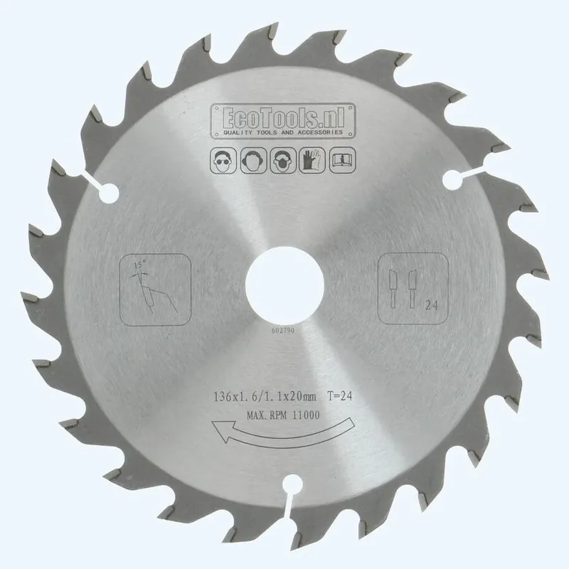 HM zaagblad 136 x 20 mm T24 Thin Line Prof Hete Deal