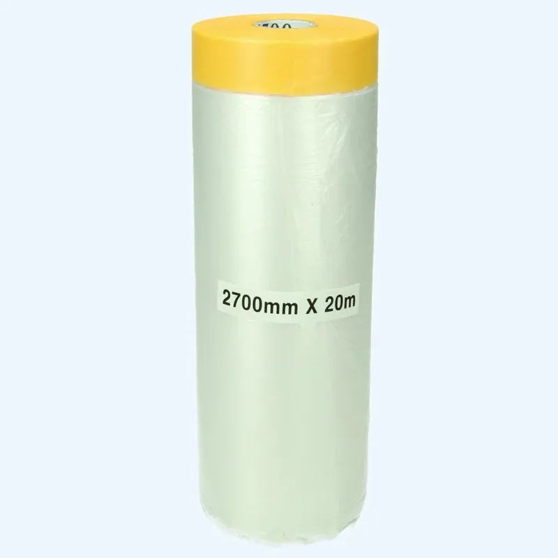 Afplaktape rijstpapier met folie 2700mm x 20m Bestseller