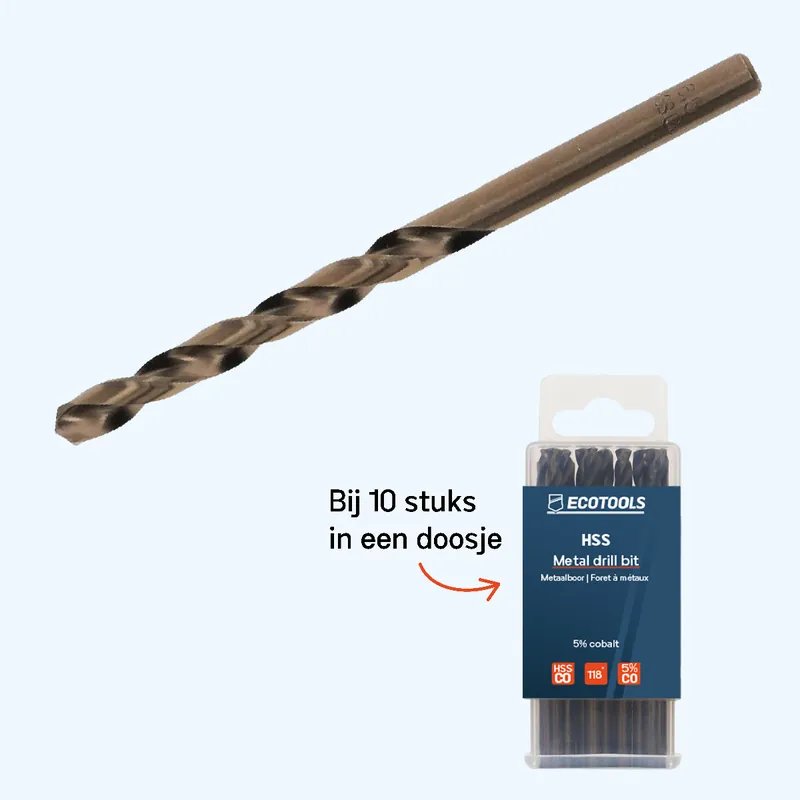 Direct Verzonden HSS 5% cobalt metaalboor 7,0 x 109 mm kopen