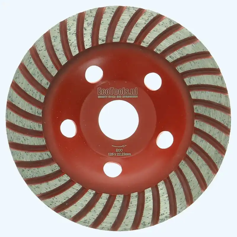 Laatste Versie Diamant komschijf 125 x 22,23 mm Turbo