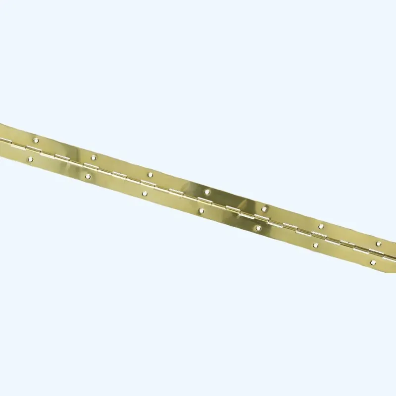 Pianoscharnier staal vermessingd 32 x 1500 mm Actieprijs