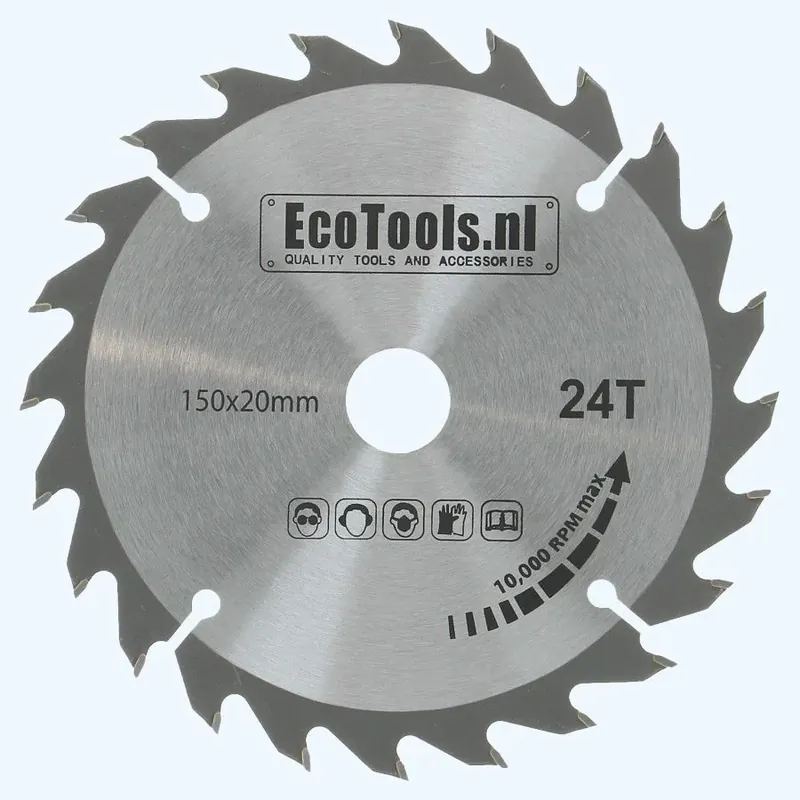 Laatste Versie HM-zaagblad 150 x 20 mm T=24 Eco-line kopen