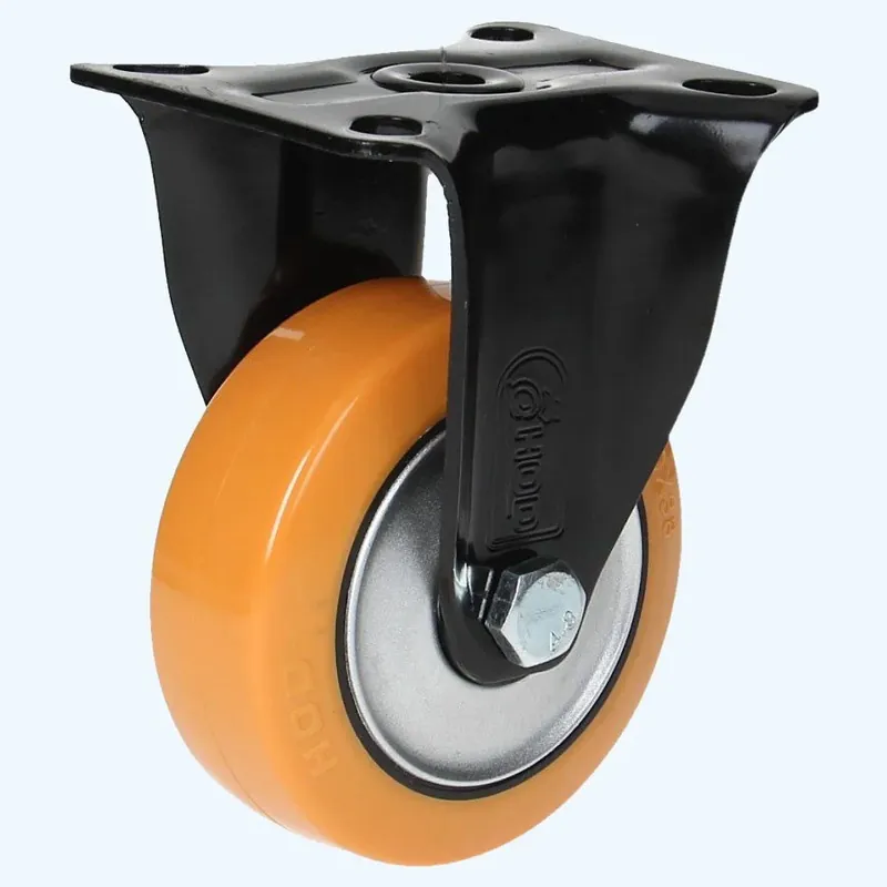 Must-Have Kogelgelagerd bokwiel 100 mm oranje bestellen