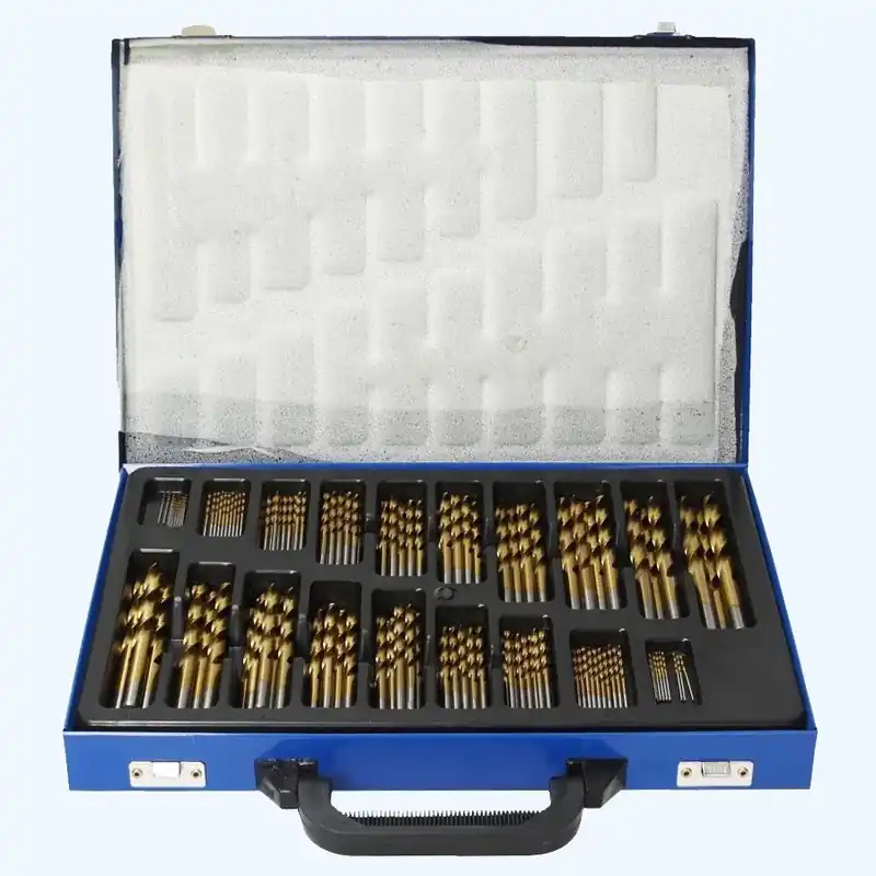 170-delige metaalborenset HSS M2 7 edge point Laatste Kans