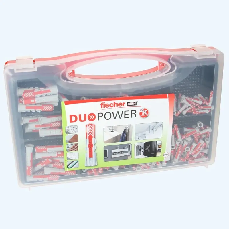 fischer assortimentsdoos Duopower pluggen 280 Gecertificeerd