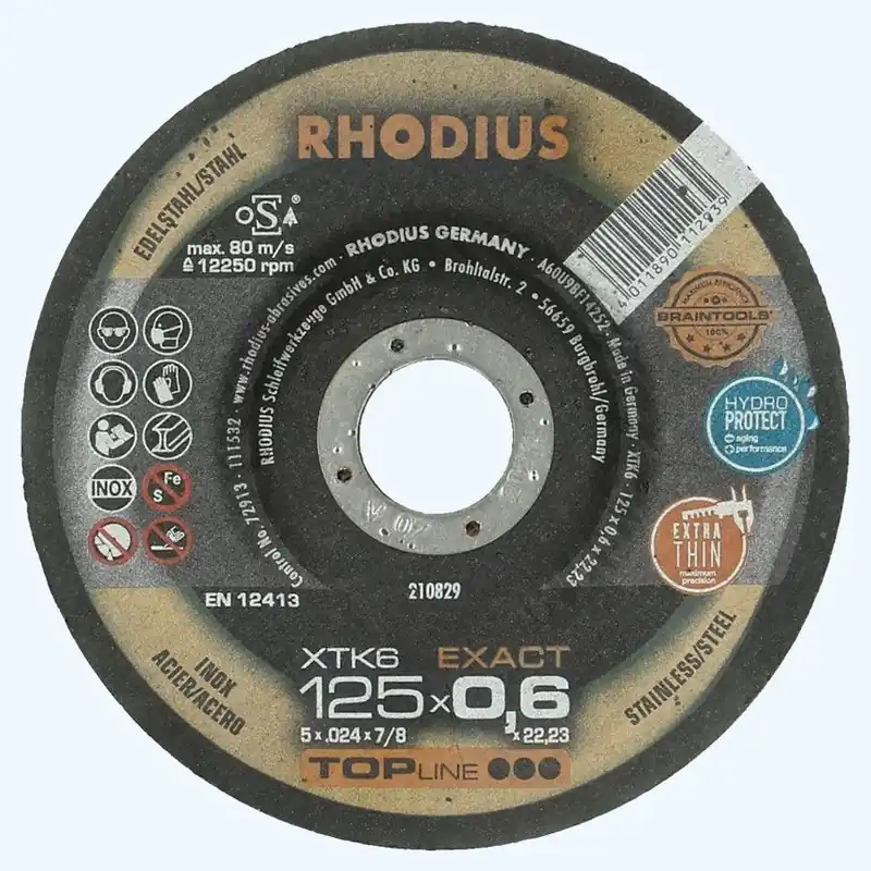 Bestseller Doorslijpschijf voor INOX 125 x 0,6 x 22,23 mm