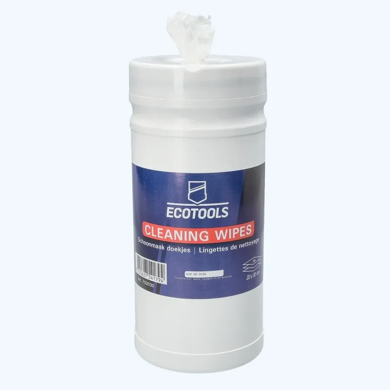Eco cleaning wipes (70 stuks in pot) Gratis Retour