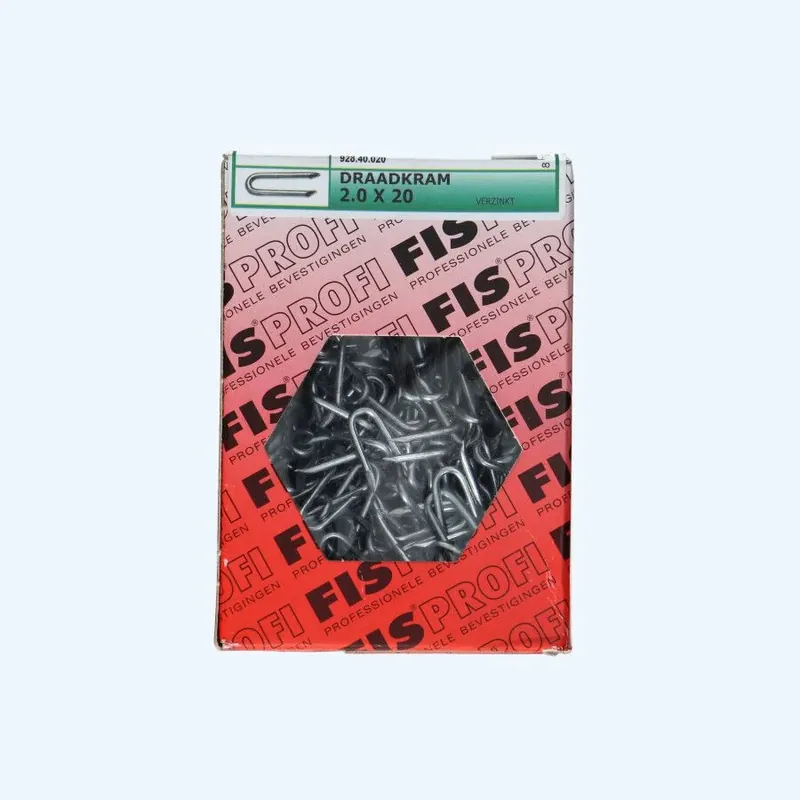 Speciale Aanbieding Draadkrammen verzinkt 2,0 x 20 mm 1 kg