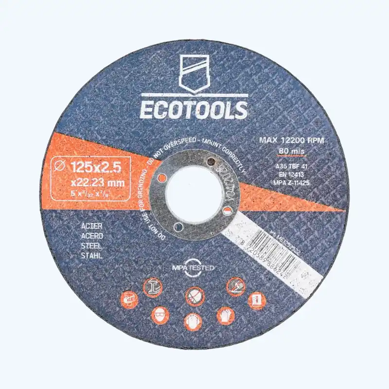Doorslijpschijf METAAL 125 x 2,5 mm (EcoTools) Voordeelprijs