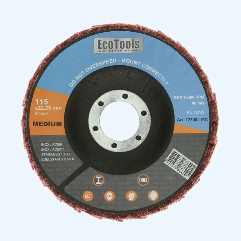 EcoTools Polijst lamellenschijf 115 mm Medium Shop Nu
