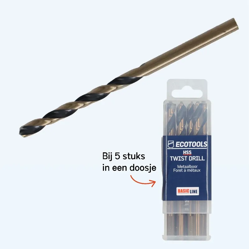 Meest Verkocht Basicline HSS metaalboor 12,5 x 150 mm | EcoTools.nl