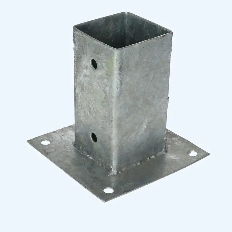 Paalhouder op plaat 91 x 91 x 150 mm bestellen Nu Kopen