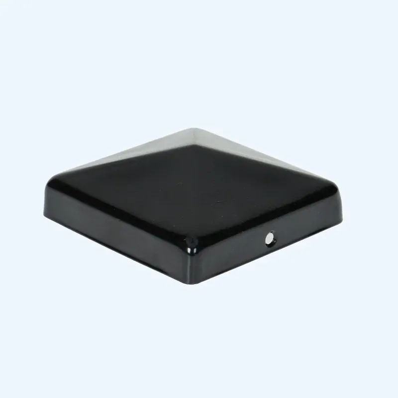 Paalornament zwart aluminium 91 x 91 mm Bestel Nu