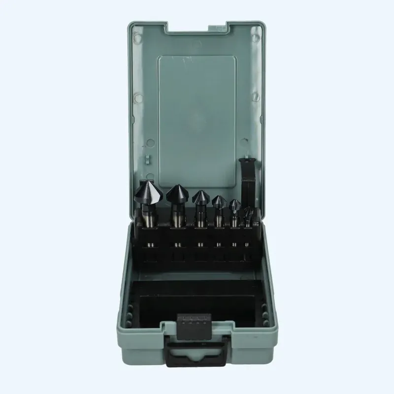 Aanbieding 6-delige set HSS 5% cobalt TiAlN verzinkboren bestellen