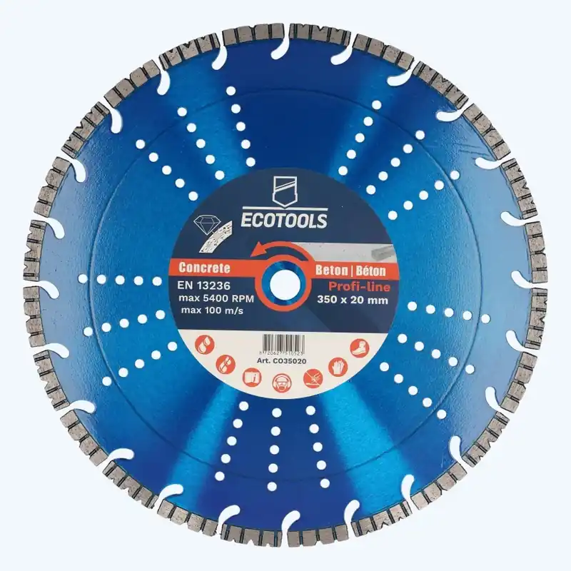 Gratis Retour Diamantschijf beton 350 x 20 mm kopen