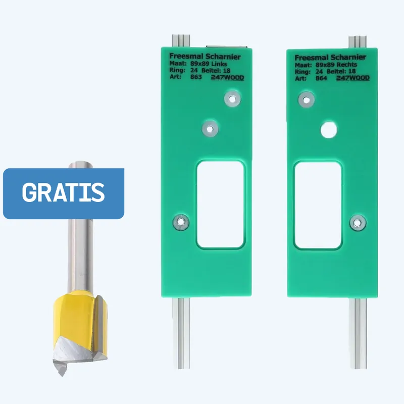 Shop Nu Freesmalset voor scharnieren 89 x 89 mm kopen