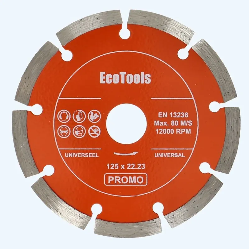 Voordeelprijs Diamantschijf universeel 125 x 22,23 mm Promo