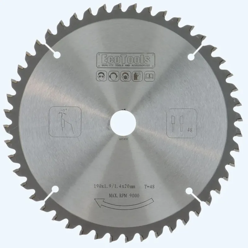 HM-afkortzaagblad 190 x 20 mm Thinline T48 Shop Nu