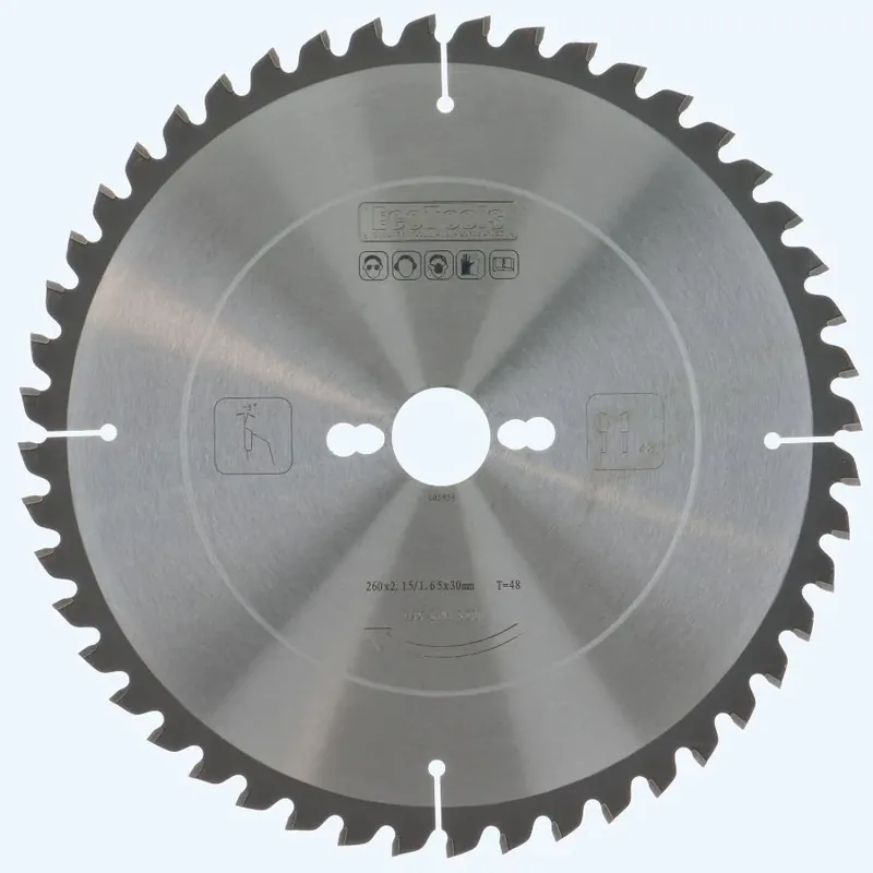 HM-afkortzaagblad 260 x 30 mm Thinline T48 Goedkoop