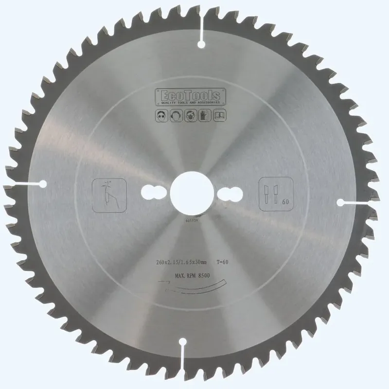 HM-afkortzaagblad 260 x 30 mm Thinline T60 Alleen Vandaag