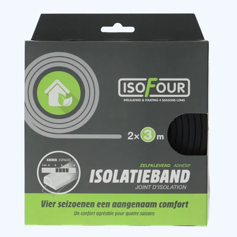 Tochtband EPDM type P 9 x 5,5 mm zwart kopen Exclusieve Aanbieding