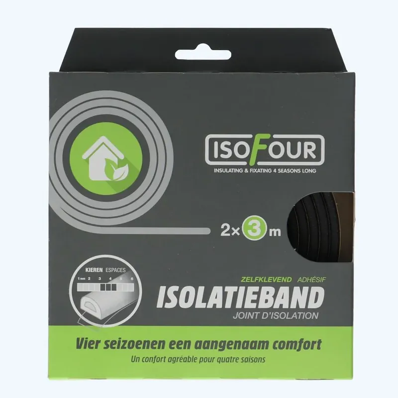Gereduceerde Prijs Tochtband EPDM type D 9 x 6 mm zwart kopen