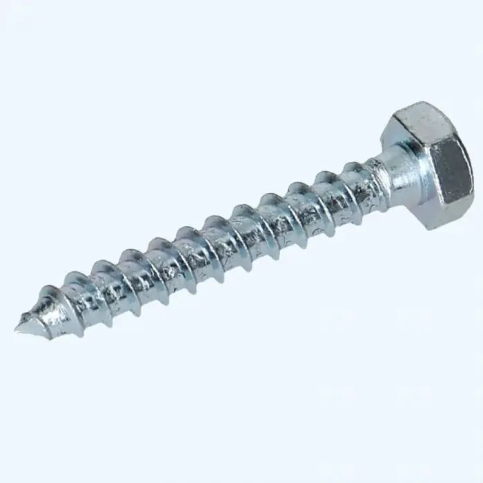 Actieprijs 200 stuks houtdraadbout 6 x 55 mm (gegalvaniseerd)