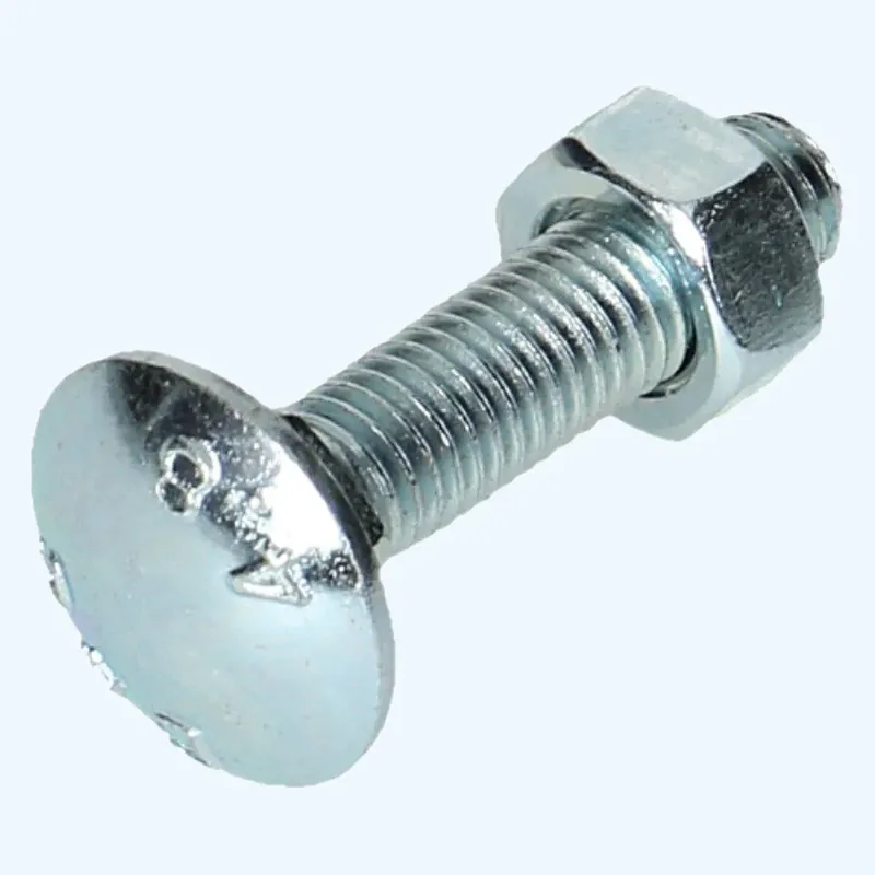 200 stuks slotbout met moer M6 x 35 mm (gegalvaniseerd) Koop Vandaag