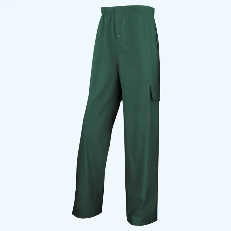 Fabrieksprijs Delta plus polyester regenbroek groen S