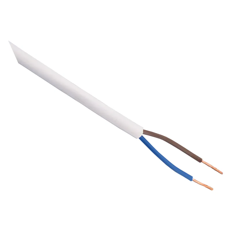 Nieuw Huishoudsnoer VMVL - 2x1,0mm - 25mtr - Wit