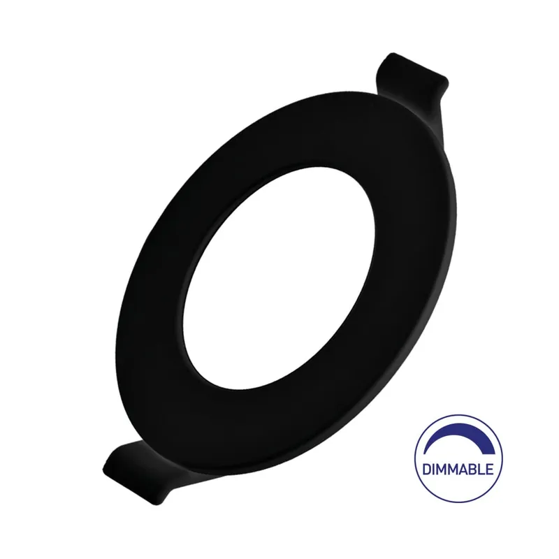 Voordeelprijs Braytron LED Inbouw Spot Dimbaar - IP40 - 6W - 3000K - Rond Ø128mm (Zwart)