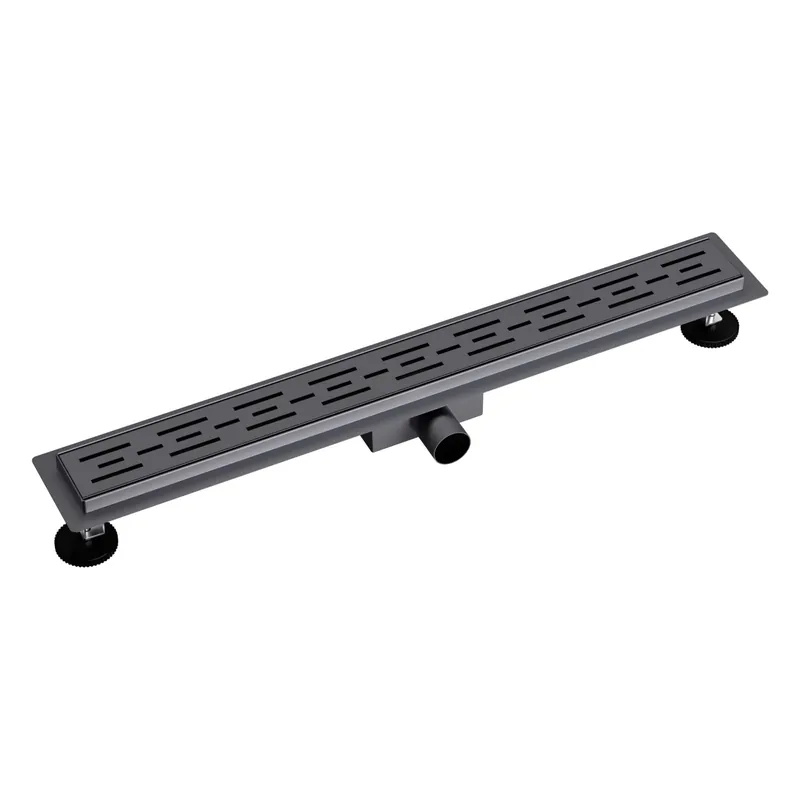 Actieprijs Claveo RVS Douchegoot - 80cm - Gunmetal