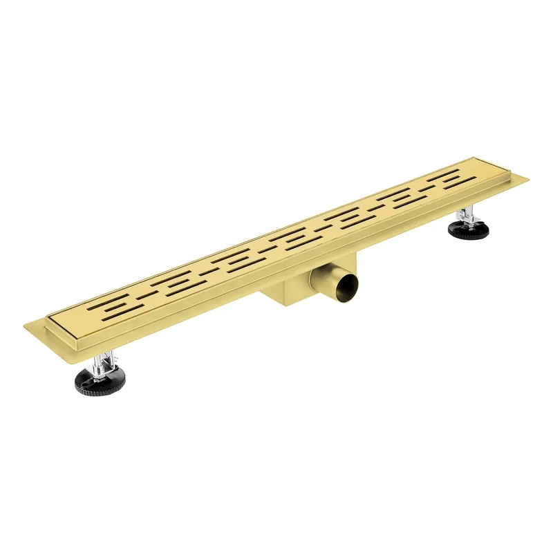 Bestseller Claveo RVS Douchegoot - 100cm - Geborsteld Goud