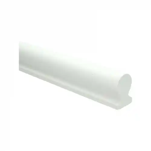 Gecertificeerd Trapleuning - Sleutelgat - 180cm - Wit Gegrond