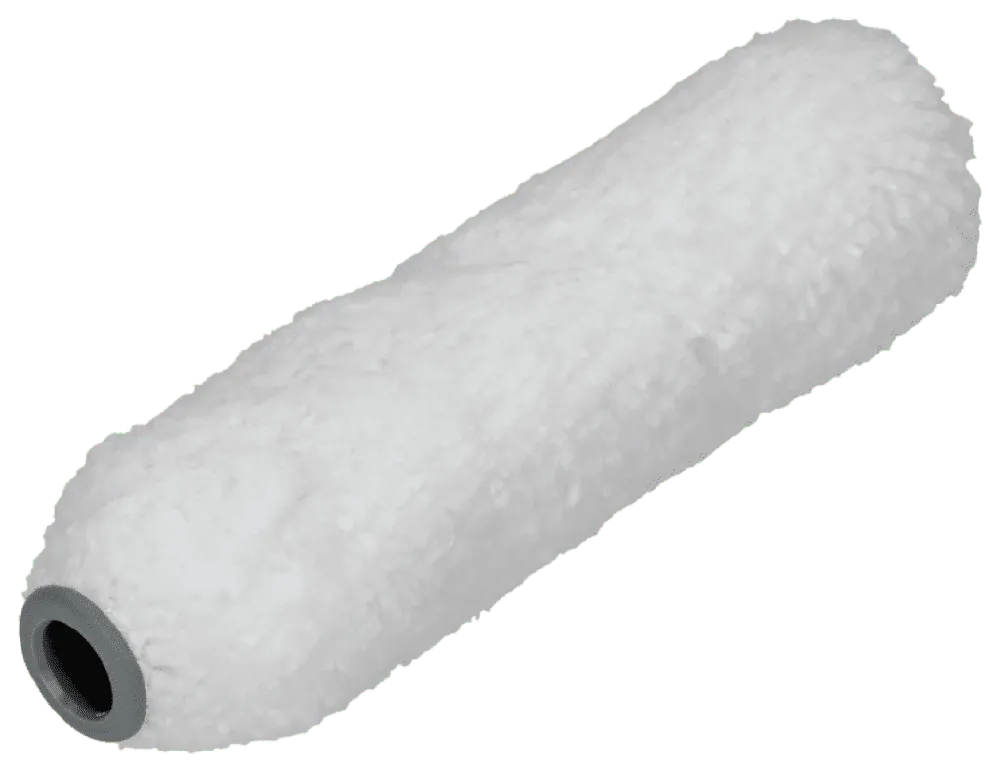 Actieprijs Anza Pro Antex Verfroller - 8mm Poolhoogte - Microvezel - Wit - Mini - 5cm - 2 stuks