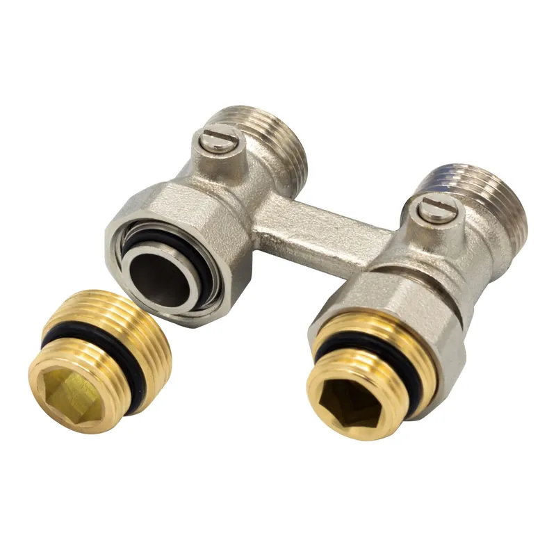Belrad Aansluitblok met Vloeraansluiting - 3/4EK-1/2-MM Actieprijs