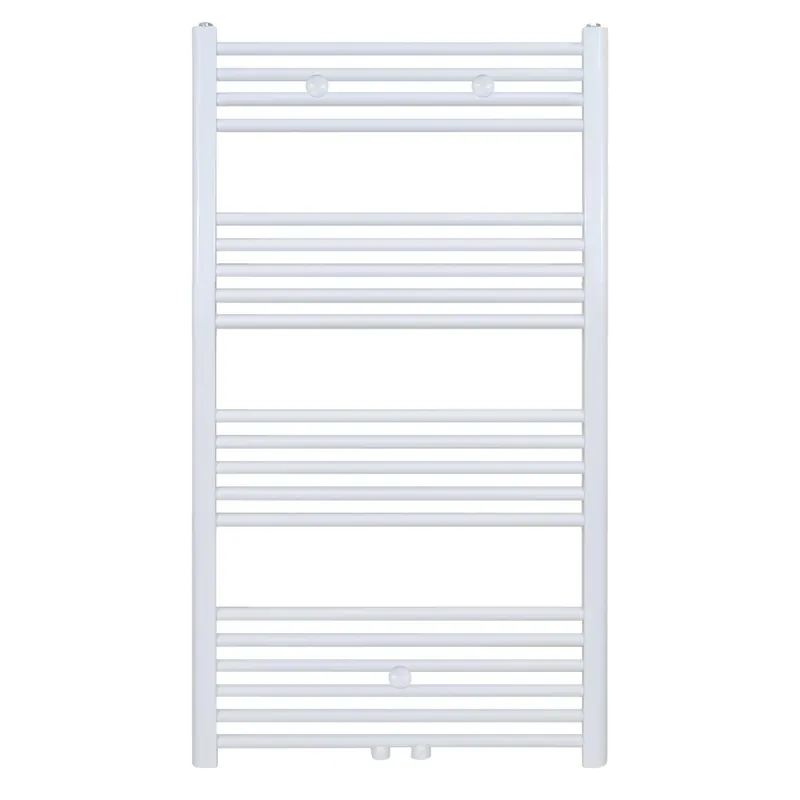 Beperkte Voorraad Belrad Handdoekradiator - Midden Aansluiting - 616W - 120x60cm - Wit