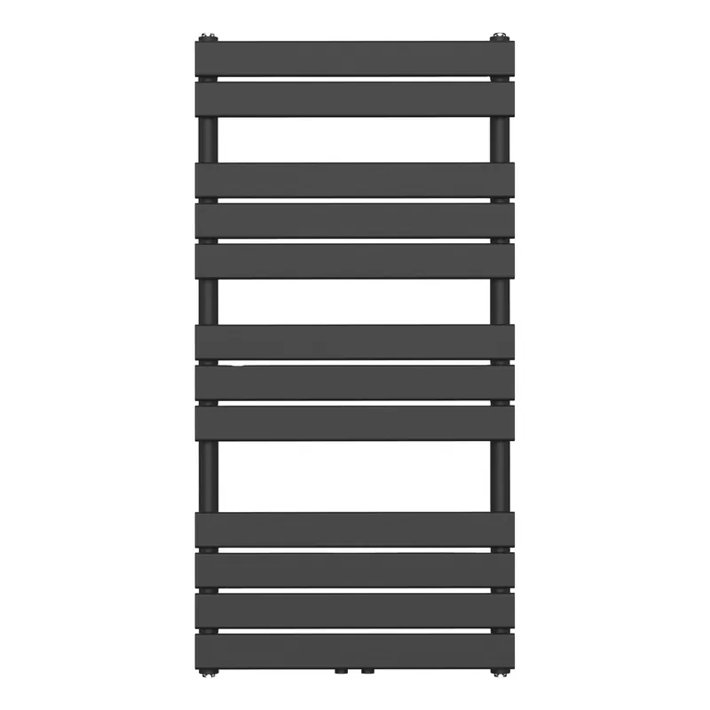 Belrad Handdoekradiator - Midden Aansluiting - 681W - 120x60cm - Zwart Favoriet