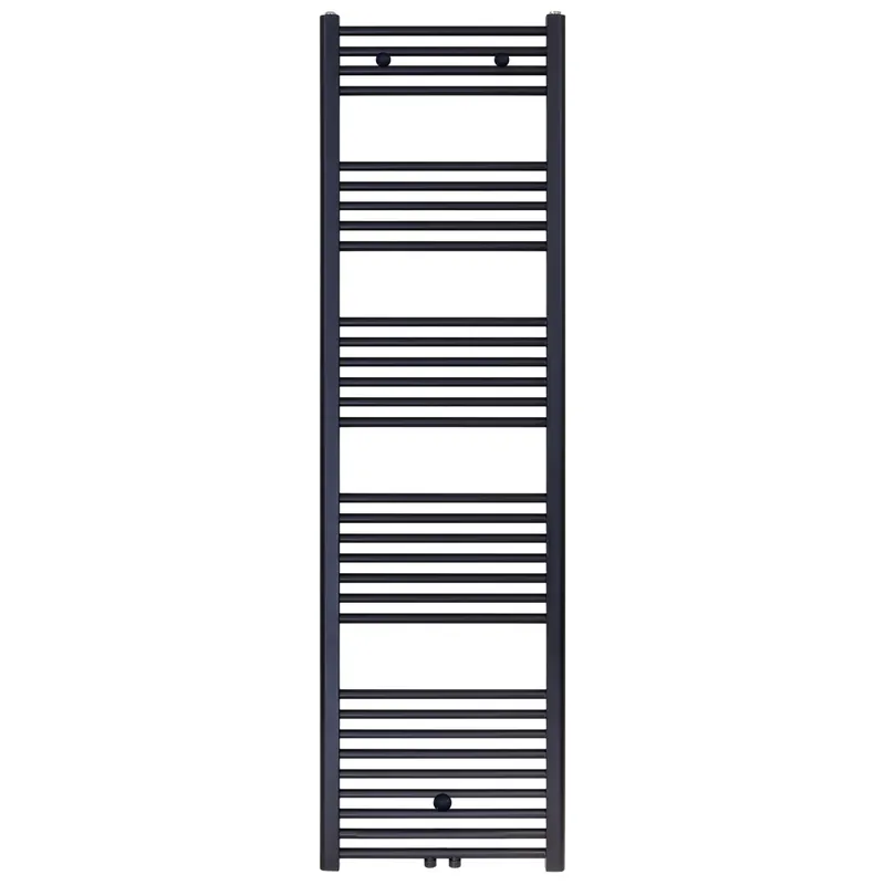 Belrad Handdoekradiator - Midden Aansluiting - 699W - 180x40cm - Mat Zwart Exclusieve Aanbieding